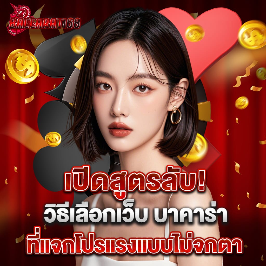 เปิดสูตรลับ! วิธีเลือกเว็บ บาคาร่า ที่แจกโปรแรงแบบไม่จกตา 1 เปิดสูตรลับ! วิธีเลือกเว็บ บาคาร่า ที่แจกโปรแรงแบบไม่จกตา